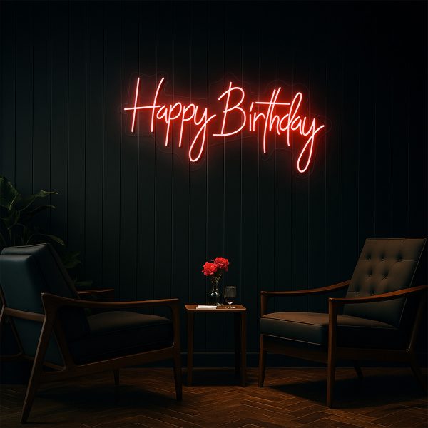 Happy Birthday Led neon