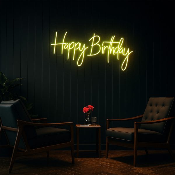 Happy Birthday Led neon