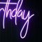 Happy Birthday Led neon