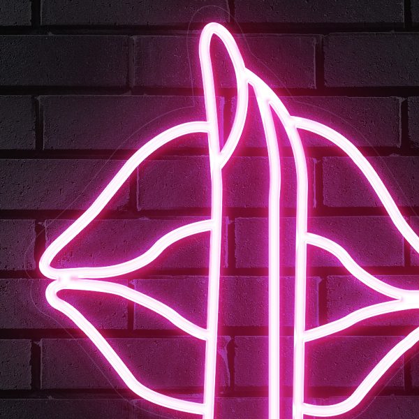 Shhh Lips | LED Neon Nghệ Thuật Gợi Cảm