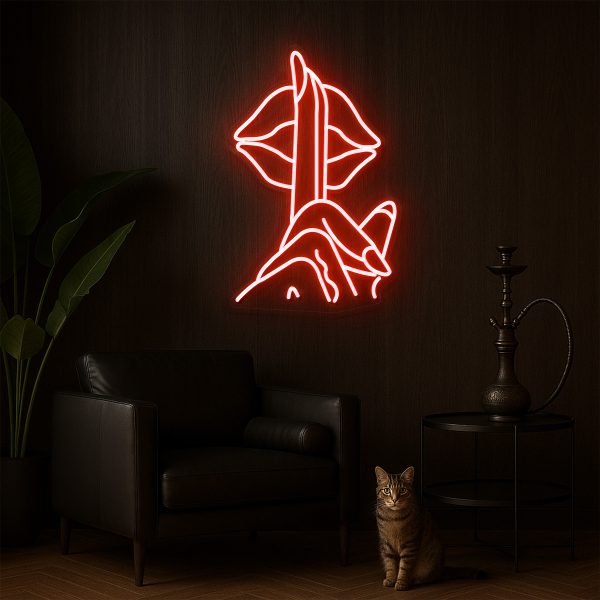 Shhh Lips | LED Neon Nghệ Thuật Gợi Cảm