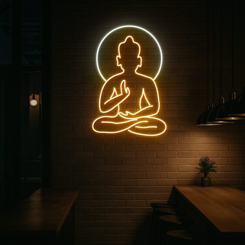Thiền Tịnh – Ánh Sáng Tĩnh Lặng Cho Không Gian Bình An Led Neon