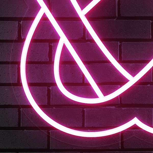 HeartFork | Đèn LED Neon Muỗng Nĩa Liên Kết Tình Yêu