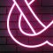 HeartFork | Đèn LED Neon Muỗng Nĩa Liên Kết Tình Yêu
