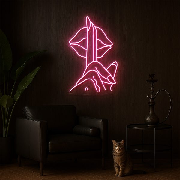 Shhh Lips | LED Neon Nghệ Thuật Gợi Cảm