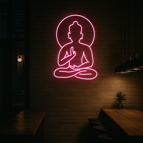 Thiền Tịnh – Ánh Sáng Tĩnh Lặng Cho Không Gian Bình An Led Neon
