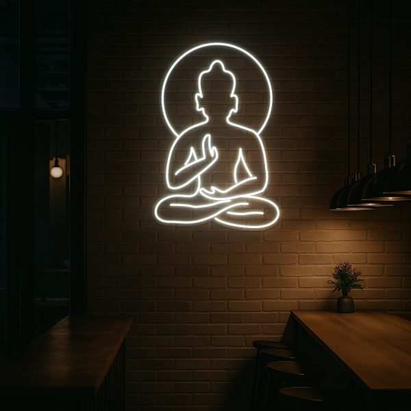Thiền Tịnh – Ánh Sáng Tĩnh Lặng Cho Không Gian Bình An Led Neon