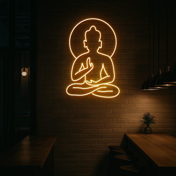 Thiền Tịnh – Ánh Sáng Tĩnh Lặng Cho Không Gian Bình An Led Neon