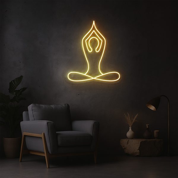 Yoga – Khơi Mở Năng Lượng Tích Cực Cho Không Gian Sống | Đèn LED Neon