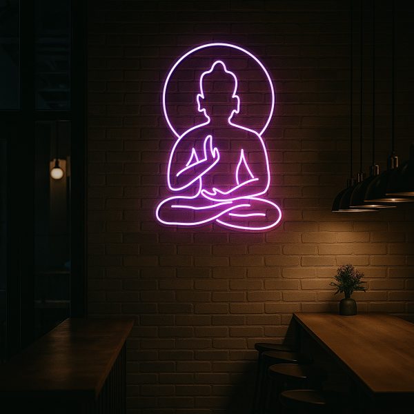 Thiền Tịnh – Ánh Sáng Tĩnh Lặng Cho Không Gian Bình An Led Neon