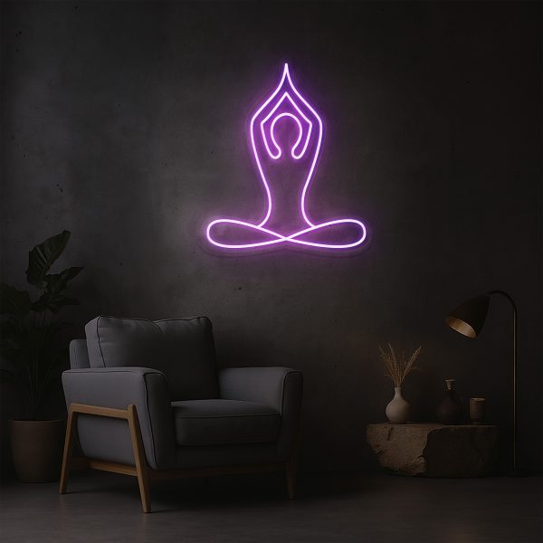 Yoga – Khơi Mở Năng Lượng Tích Cực Cho Không Gian Sống | Đèn LED Neon