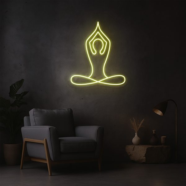 Yoga – Khơi Mở Năng Lượng Tích Cực Cho Không Gian Sống | Đèn LED Neon