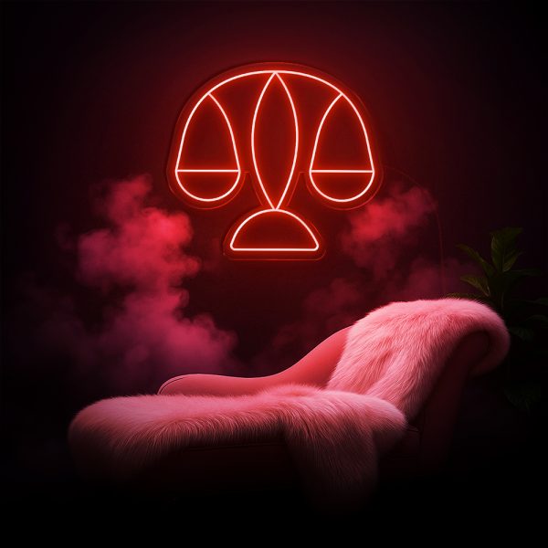 Neon zodiac ⚖️ Libra Mood Swing | Không gian “bớt lệch” khi có đèn của Libra