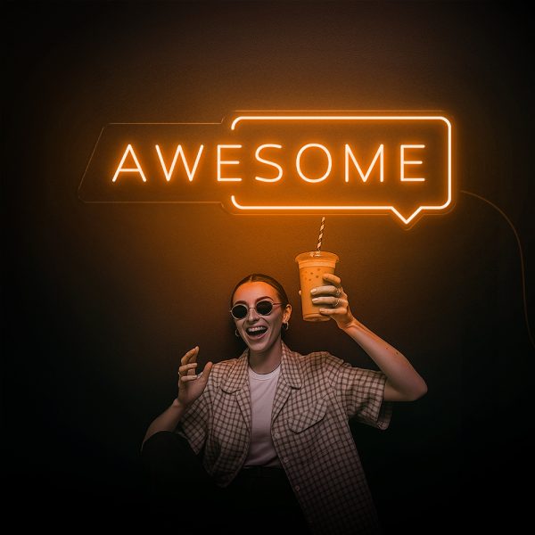 Awesome Vibe | Đèn LED Neon Chữ Awesome