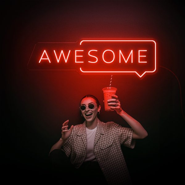 Awesome Vibe | Đèn LED Neon Chữ Awesome