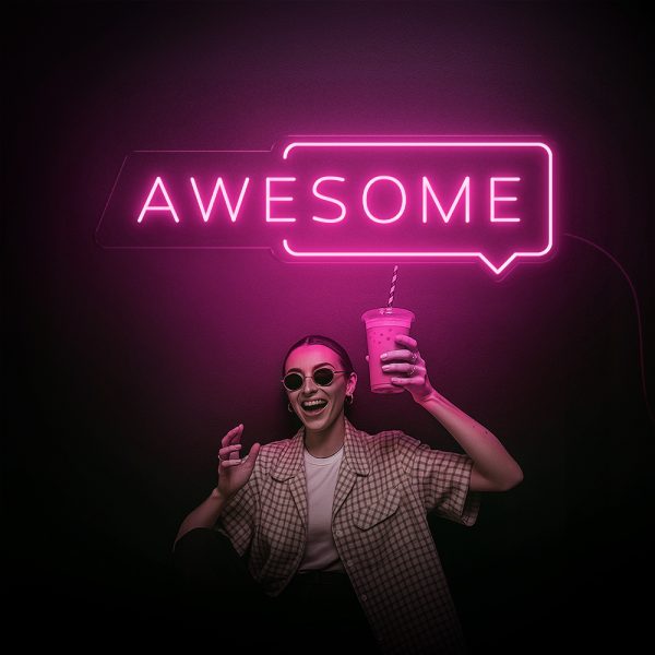 Awesome Vibe | Đèn LED Neon Chữ Awesome