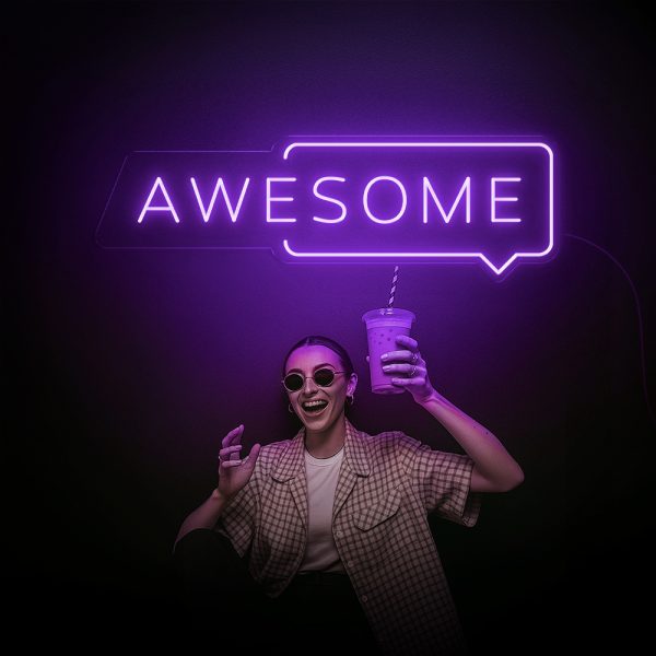 Awesome Vibe | Đèn LED Neon Chữ Awesome