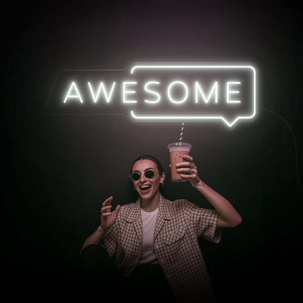 Awesome Vibe | Đèn LED Neon Chữ Awesome