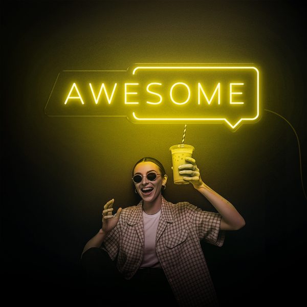 Awesome Vibe | Đèn LED Neon Chữ Awesome