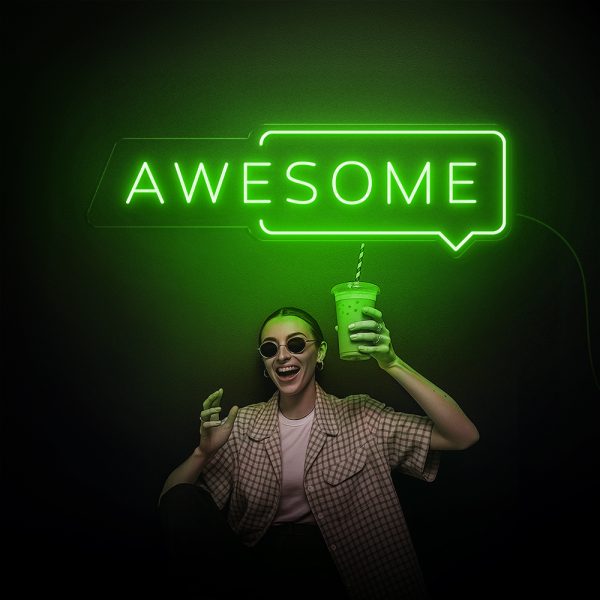 Awesome Vibe | Đèn LED Neon Chữ Awesome