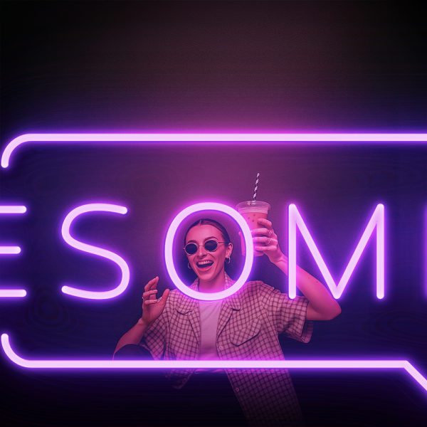 Awesome Vibe | Đèn LED Neon Chữ Awesome