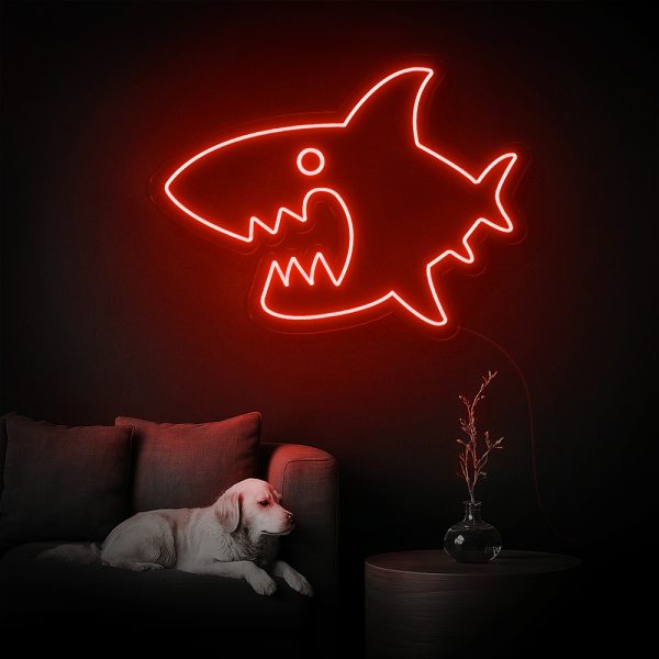 Shark Me Up! Đèn LED Neon Cá Mập Siêu Ngầu 🦈✨