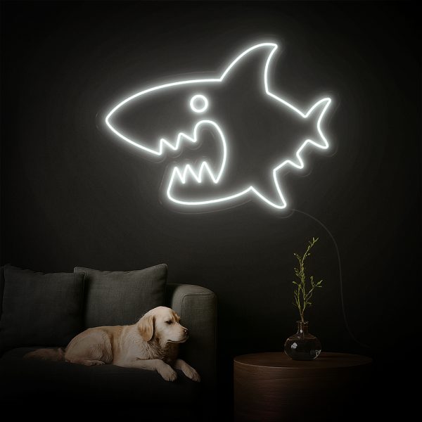 Shark Me Up! Đèn LED Neon Cá Mập Siêu Ngầu 🦈✨