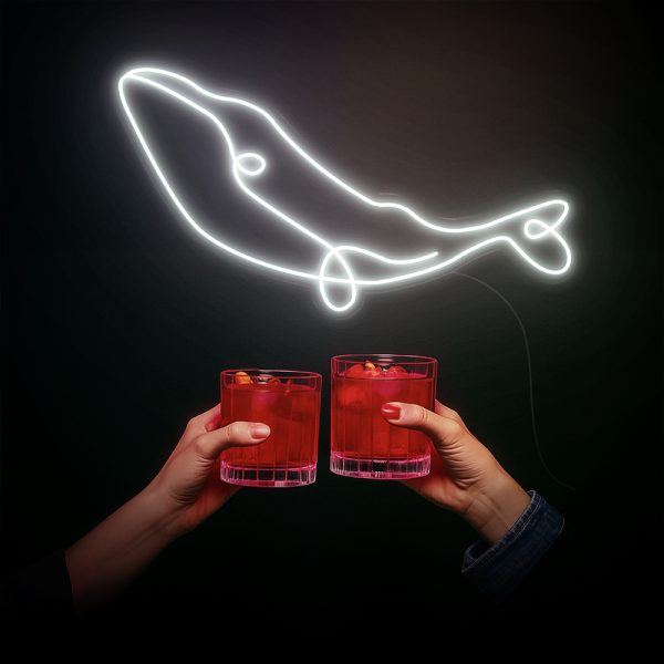 Whalecome Party | Đèn LED Neon Cá Voi Chill Hết Cỡ 🐋🍸
