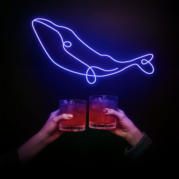 Whalecome Party | Đèn LED Neon Cá Voi Chill Hết Cỡ 🐋🍸