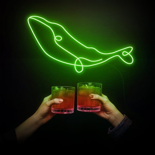 Whalecome Party | Đèn LED Neon Cá Voi Chill Hết Cỡ 🐋🍸