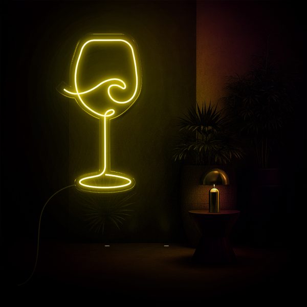 🍷 Sóng Sánh Chill 🌊 Led neon độc đáo