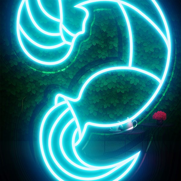 Neon zodiac 🌊 AQUARIUS GLOW – MÁT MẺ TỪ ÁNH NHÌN