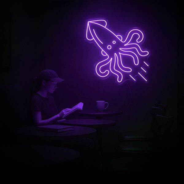 Squid Light Up 🦑 Tím Như Mực