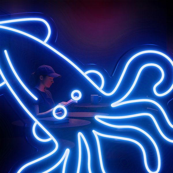 Squid Light Up 🦑 Tím Như Mực